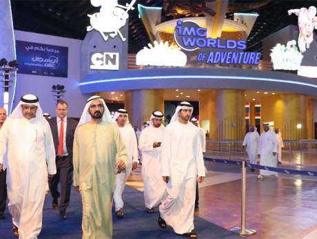 Shaikh Mohammad opens IMG Worlds of Adventure Largest indoor theme park in the world opens to the public
